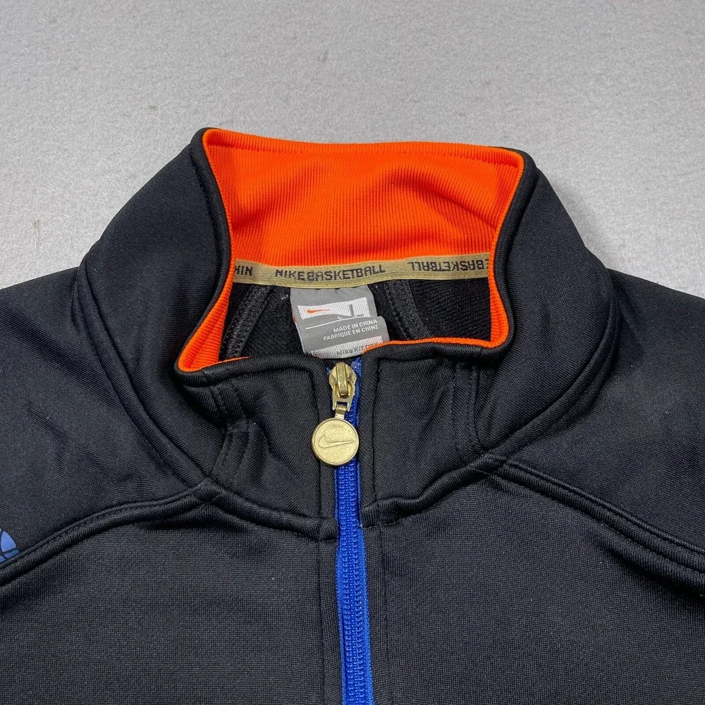 Vintage Nike Jacket Men's Large Basketball‎ Full Zip Warm Up Russia China US Y2K